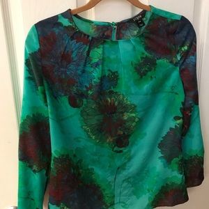JCrew printed top.  Excellent condition
